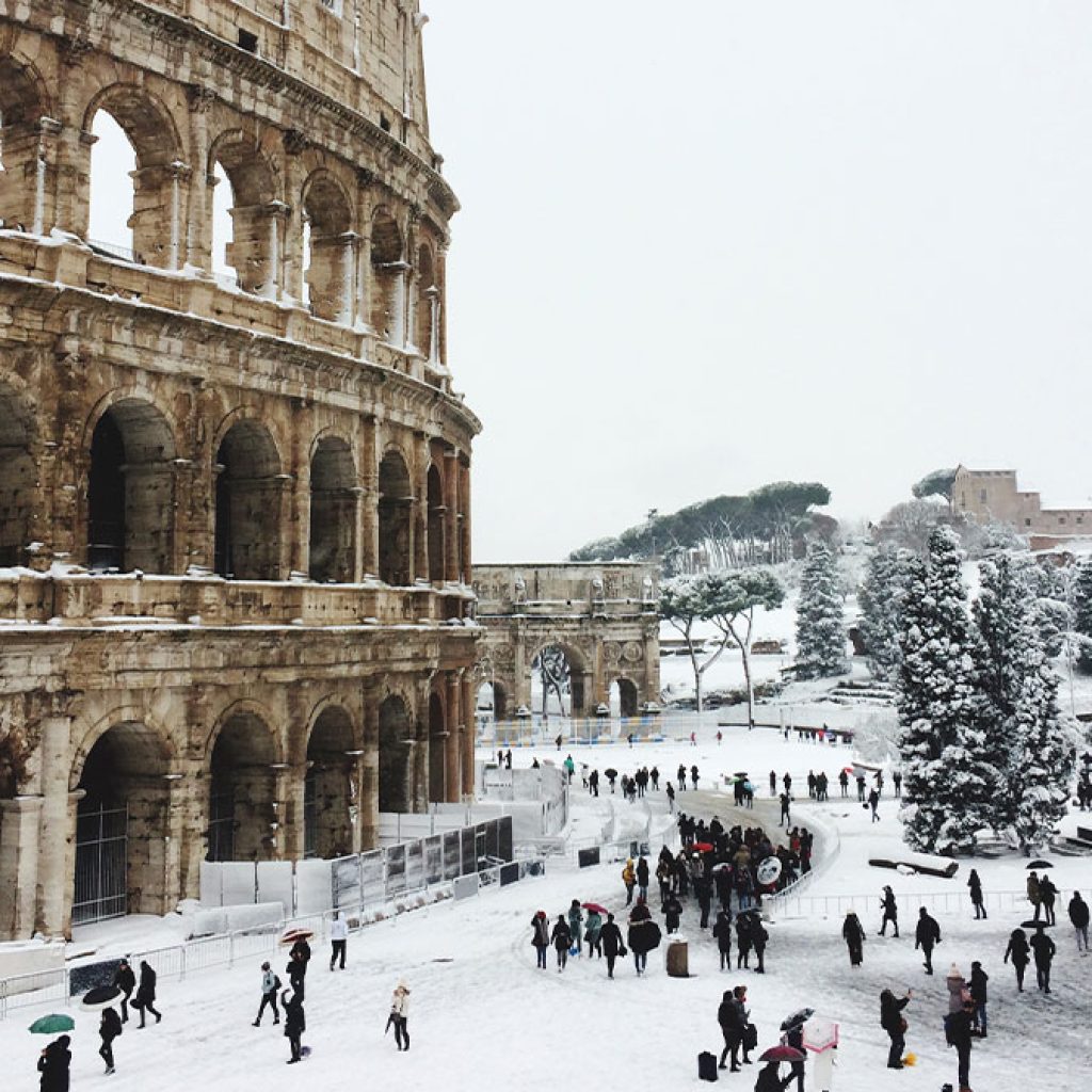 Colosseum in Winter