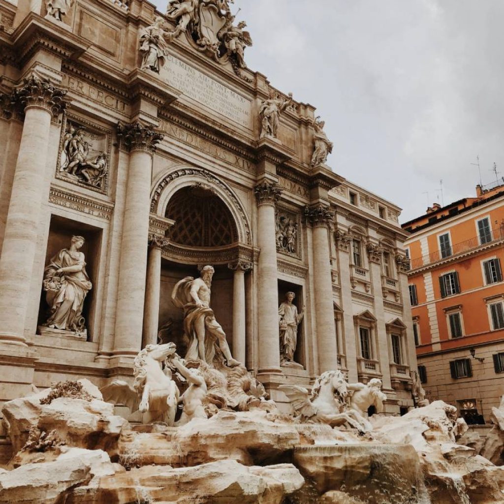 Fountain of Troy in Rome