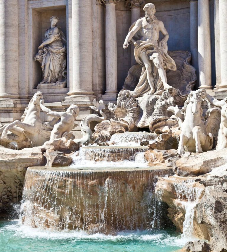 Fountain of Troy in Rome