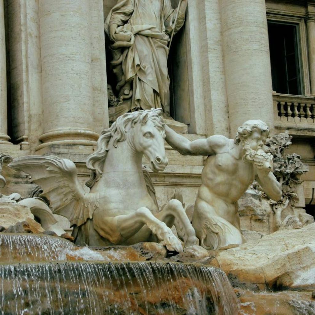 Fountain of Troy in Rome