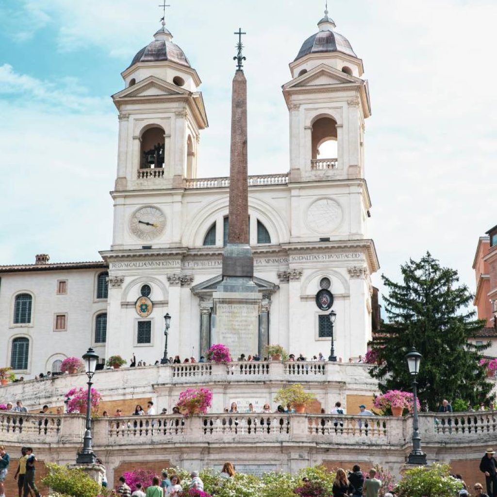 the Spanish Steps in Rome